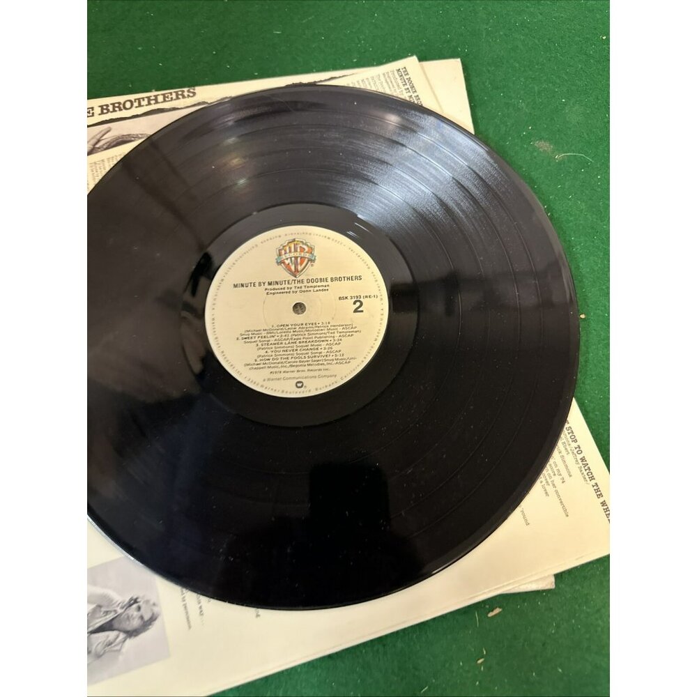 The Doobie Brothers Vintage Vinyl LP Record Minute By Minute Lot of 4 1970s - Picture 13 of 16